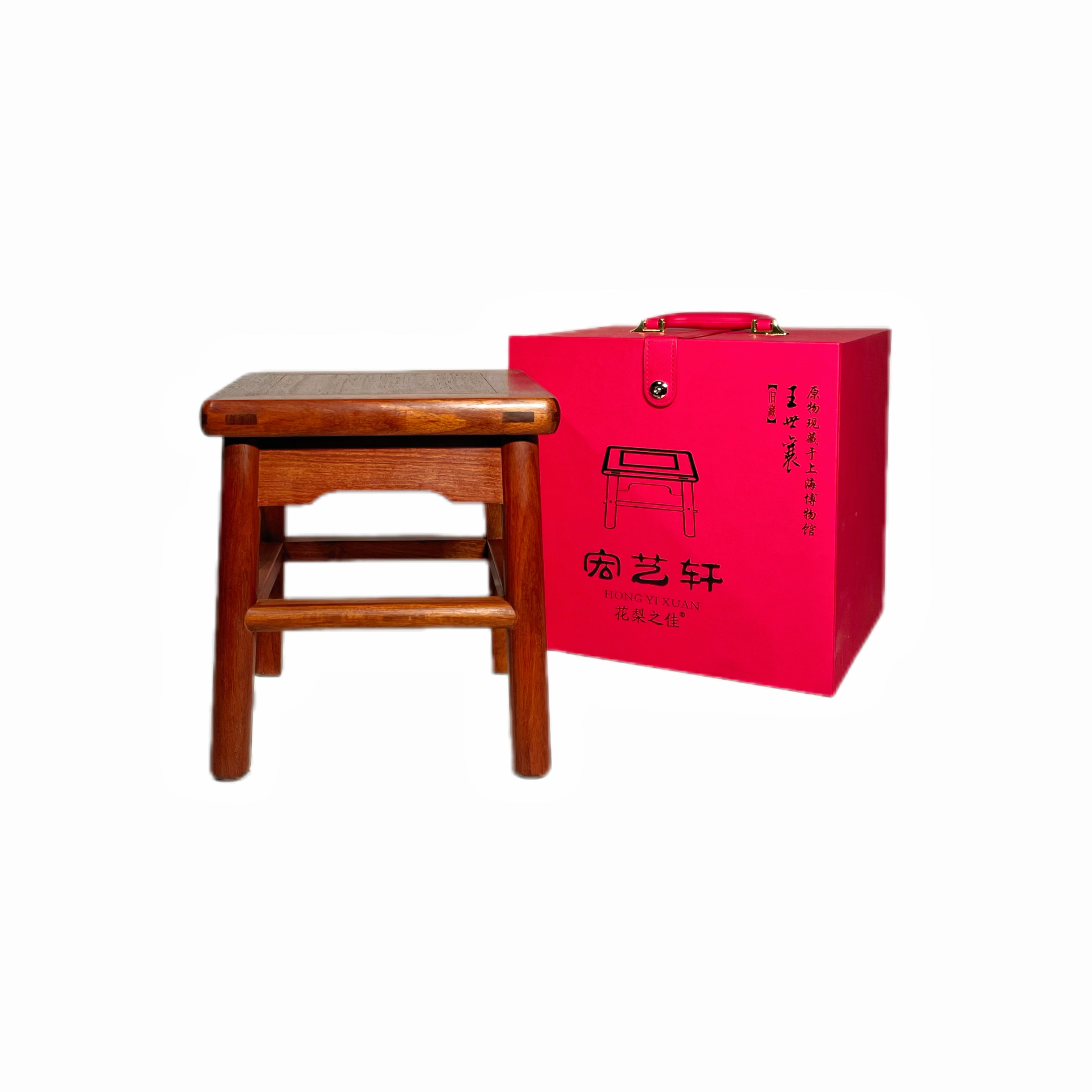 大果紫檀（缅甸花梨）/（赞比亚紫檀）富贵凳