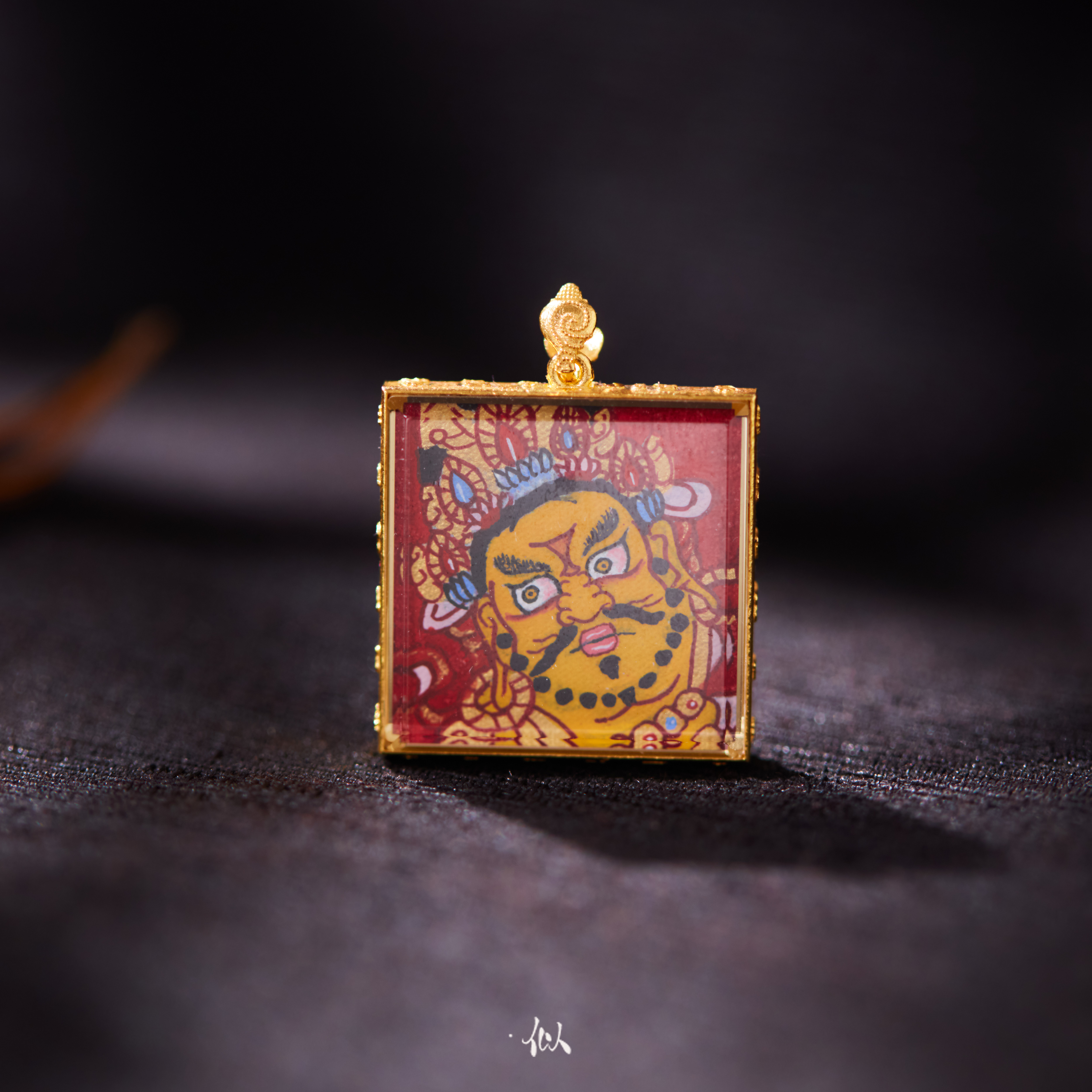 【财爷】·似梓珠宝· 18K黄财神卡卡吊坠 SZCC2730007