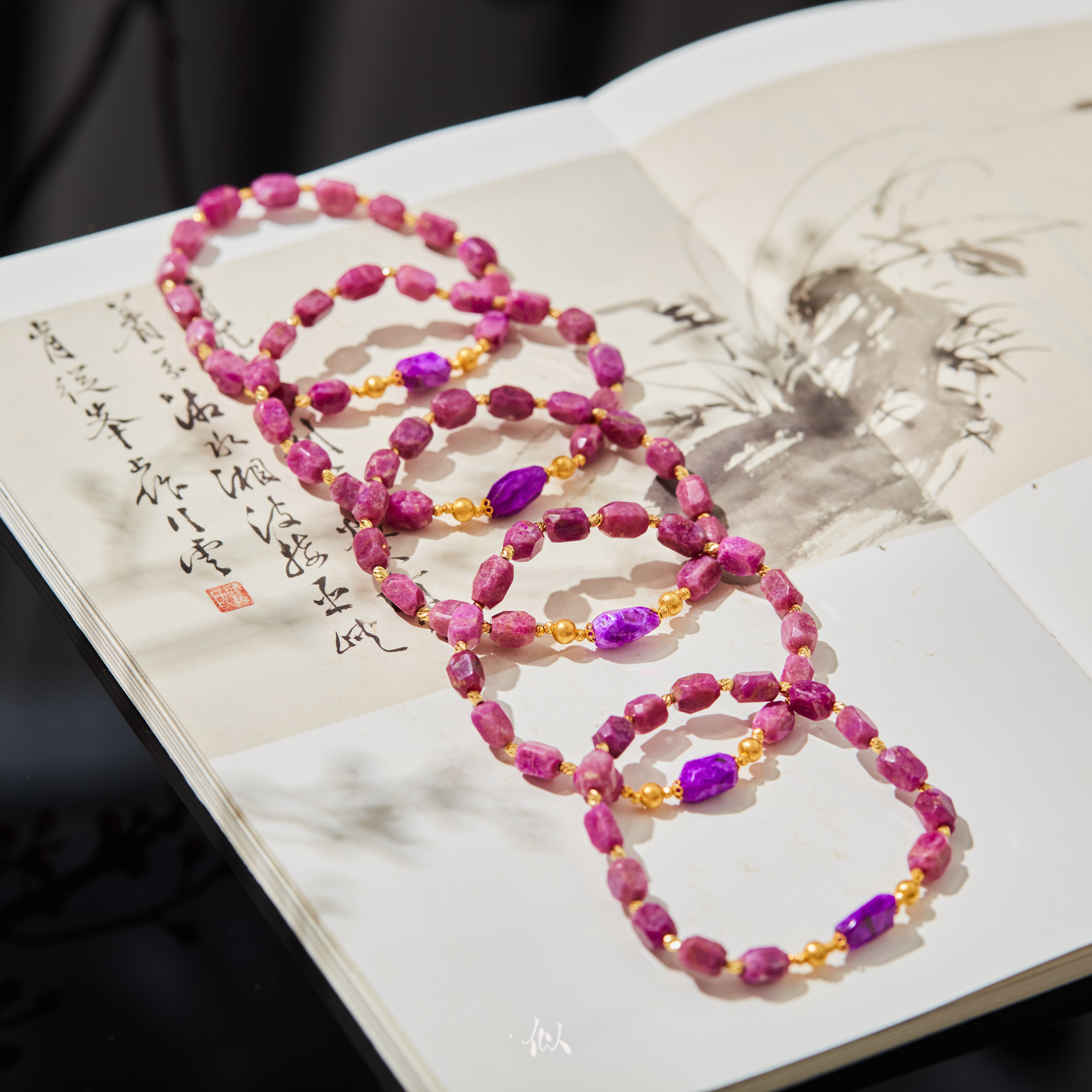 【邂逅】·似梓珠宝· 18K舒俱来手串 多样性发一 SZCC2010106