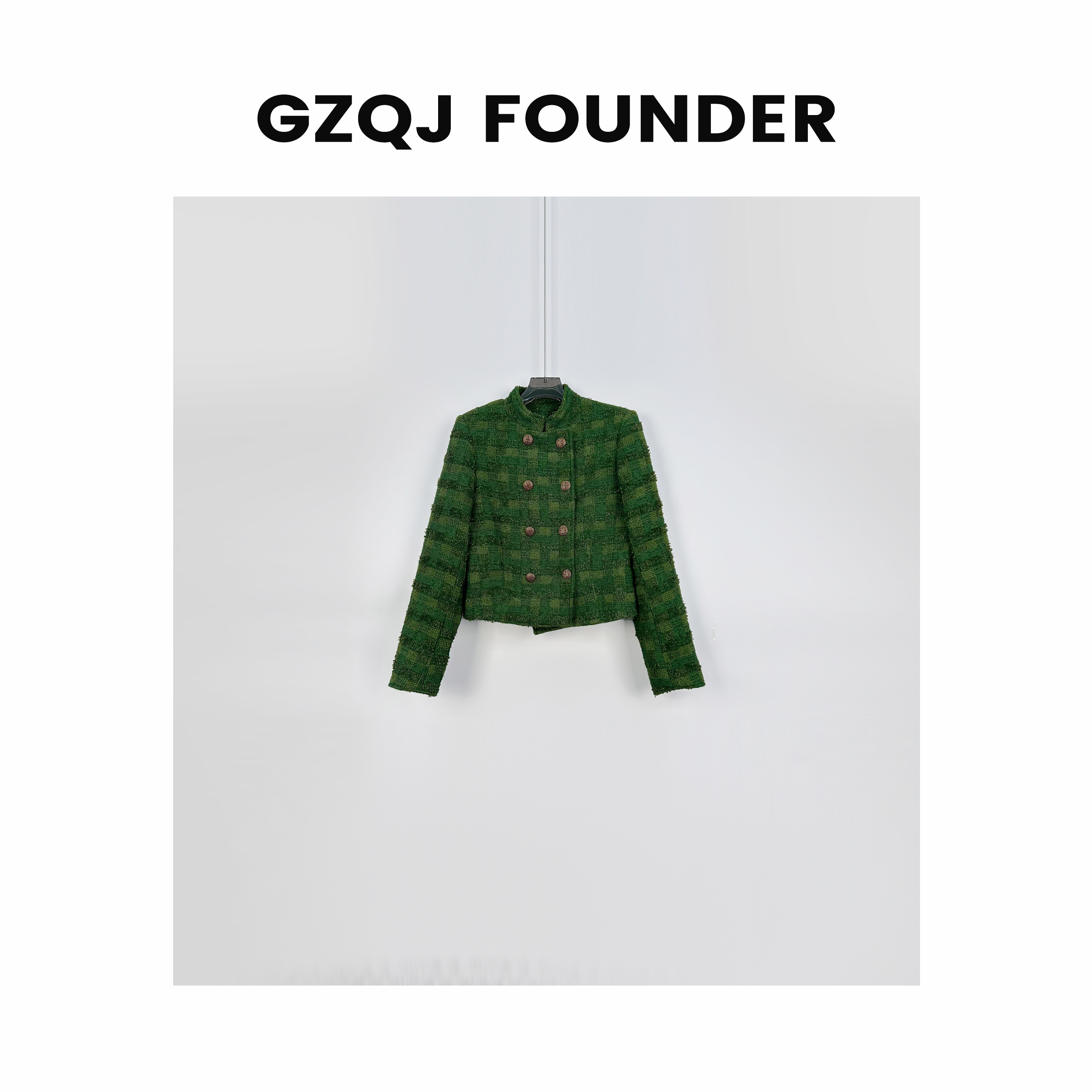 GZQJ 【竹石】气质名媛春秋百搭显瘦小香风外套 4901