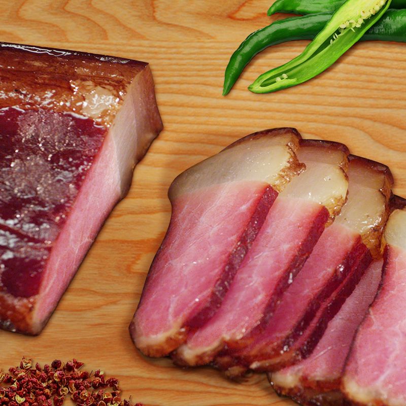 后腿腊肉烟熏腊味特产农家传统古法工艺湖北恩施新鲜肉质腌制风味