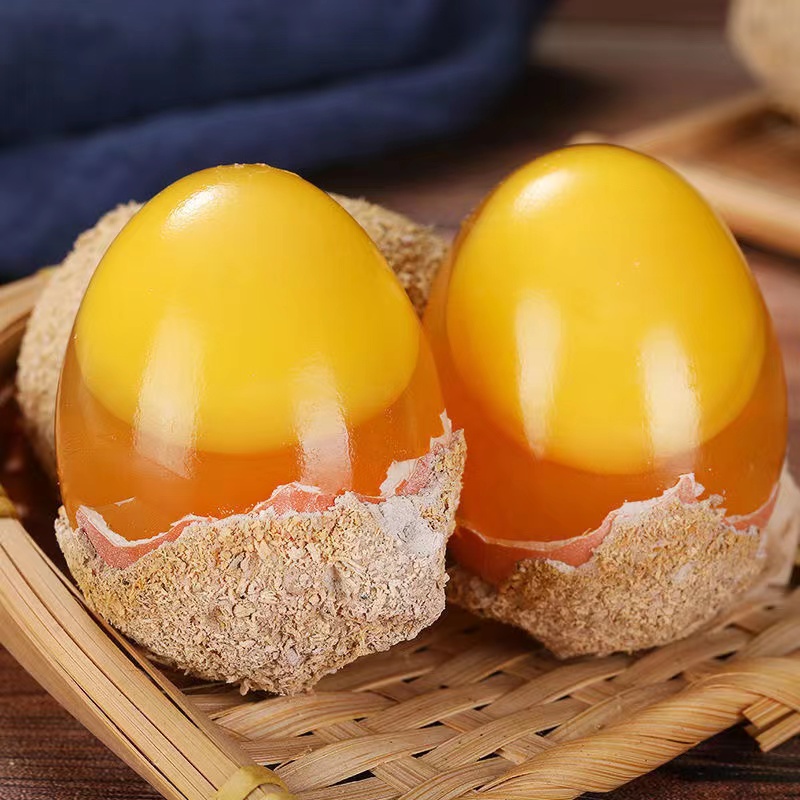 变蛋鸡蛋无铅皮蛋松花蛋正宗五香溏心皮蛋大个整箱河南特产金黄