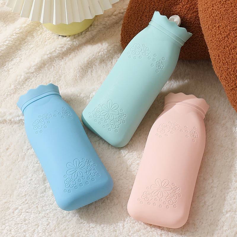 【硅胶暖水袋】热水袋持久注水更安全防爆加热舒适可爱暖水袋加厚