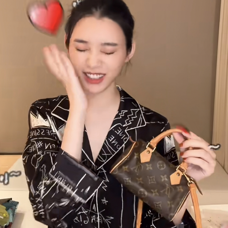 95新 LouisVuitton/路易威登 只盒/LV中古speedy mini手拎包