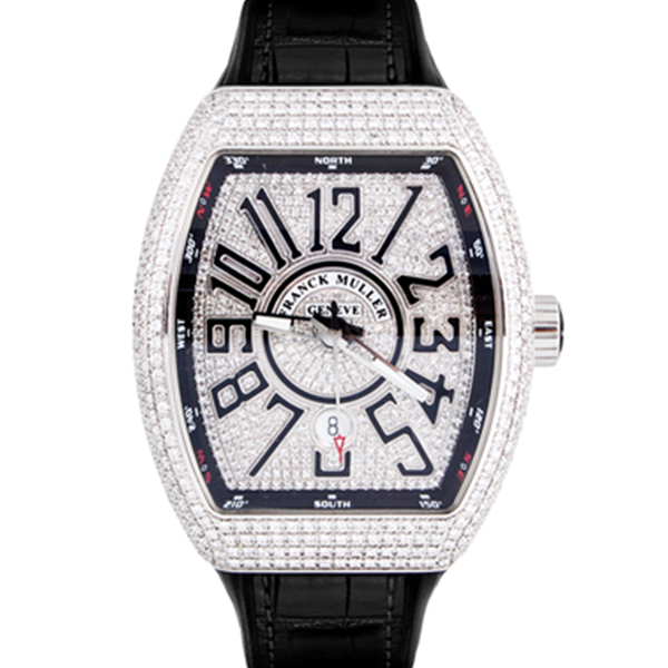 99新 Franck Muller/法兰克穆勒 老佛爷/V45后钻/空白保卡全套