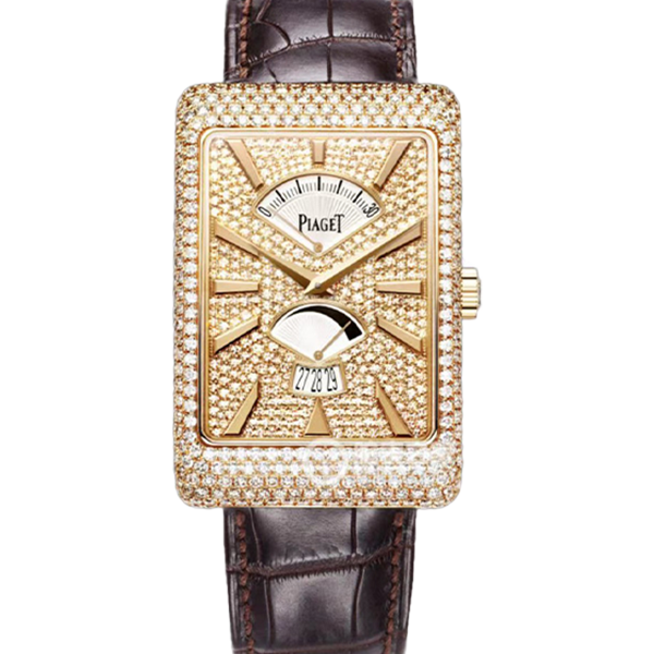 99新 Piaget/伯爵 老佛爷/伯爵33060后升级镶钻/自动/单表