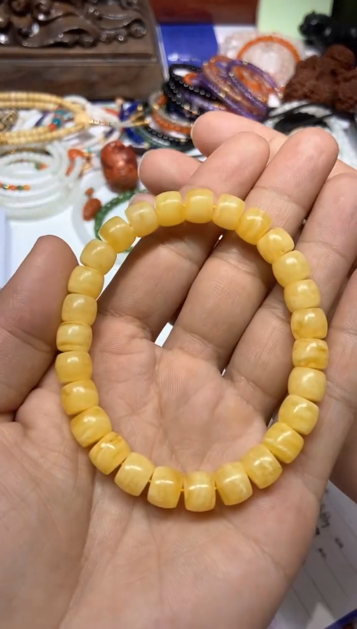 【闪购商品】蜜蜡手串未镶嵌手串