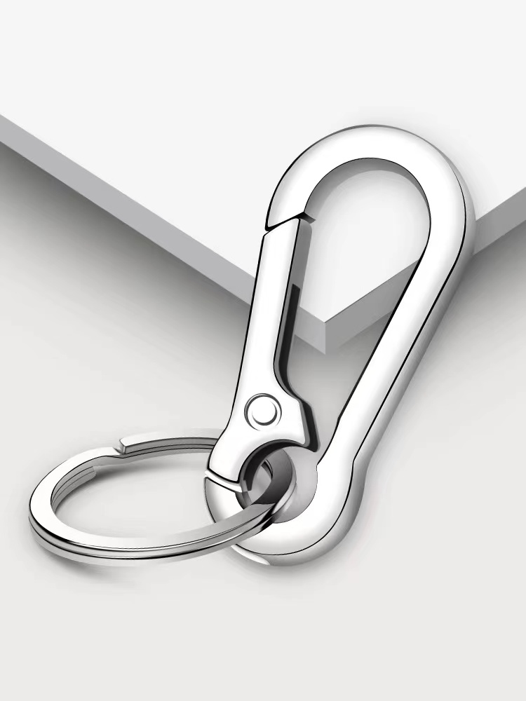 汽车男女士腰挂锌合金全金属钥匙圈情侣防丢钥匙链简约个性高大上