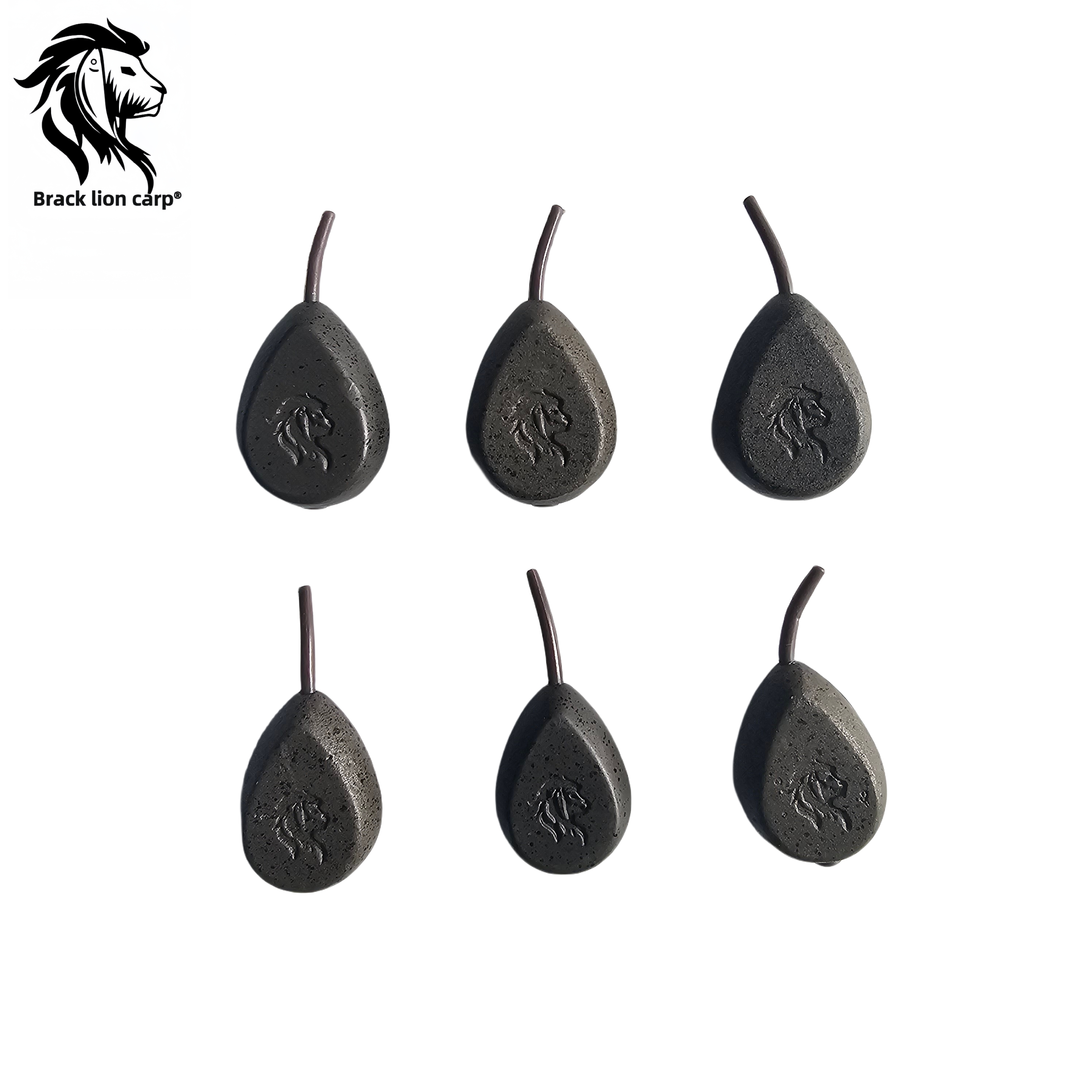 黑狮欧鲤钓内链铅坠中通铅坠