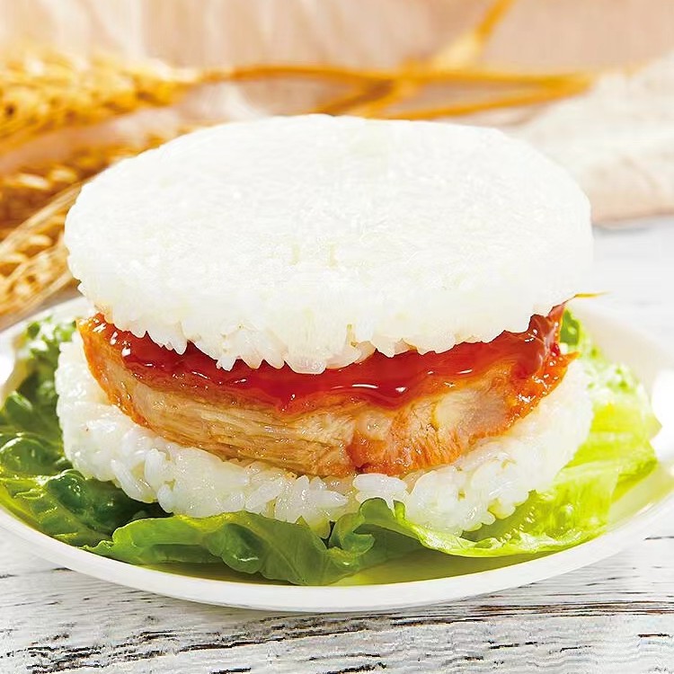 leyaoju/乐肴居营养早餐照烧鸡排米汉堡*10个照烧味方便醇香浓郁