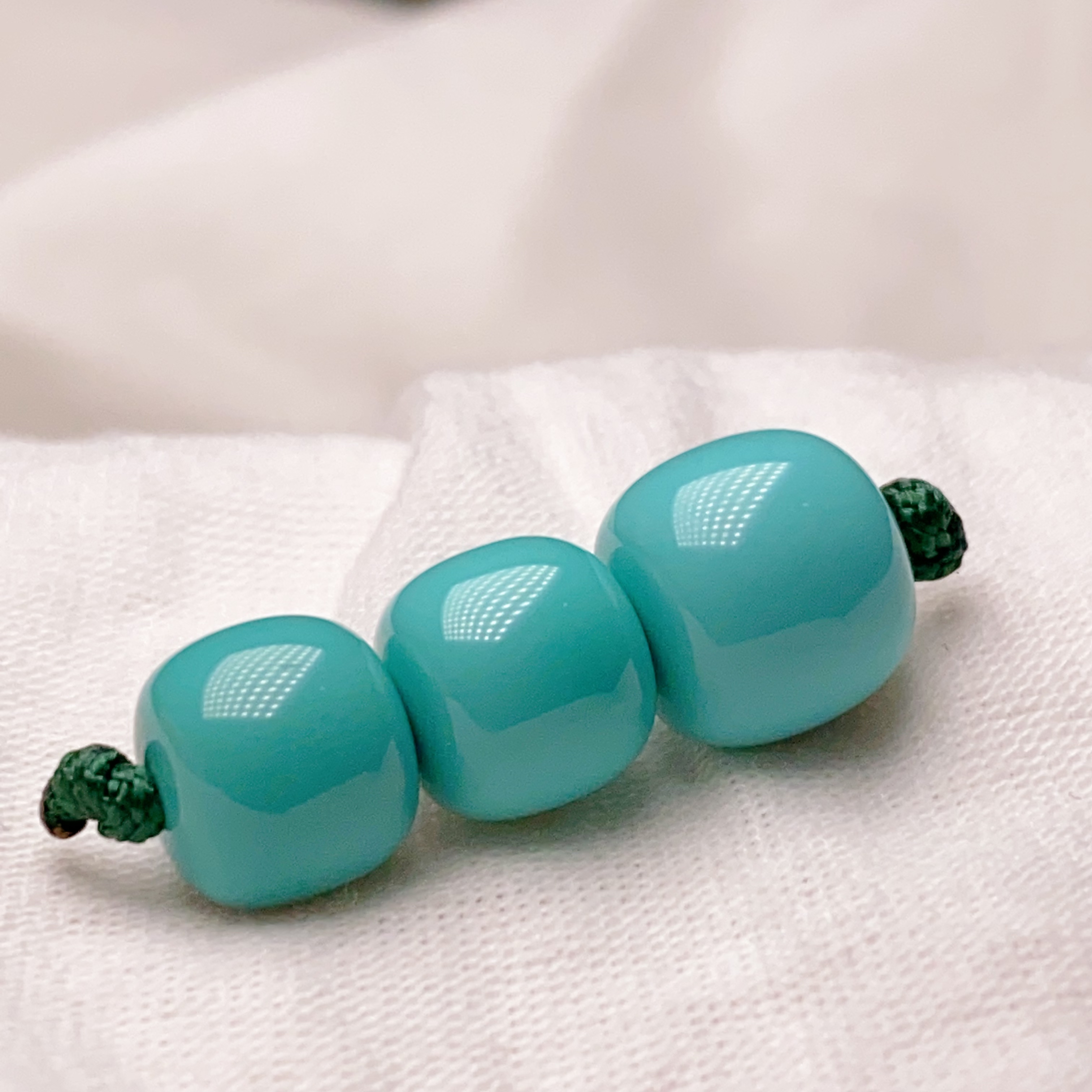 原矿绿松石全品老型套装108佛珠顶腰珠套装丫角山果冻料一步到位