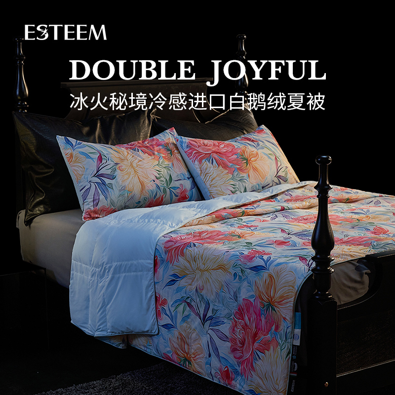 ESTEEM/宜庭冰火秘境凉感可水洗95鹅绒夏被