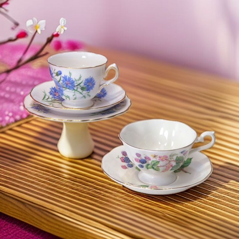 皇家威尔自然主义花卉高端大气实用简约高档下午茶必备咖啡杯系列
