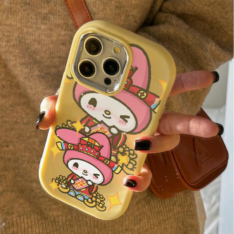 财神到美乐蒂苹果15promax手机壳iPhone14新7/8plus软13/12/11/xr