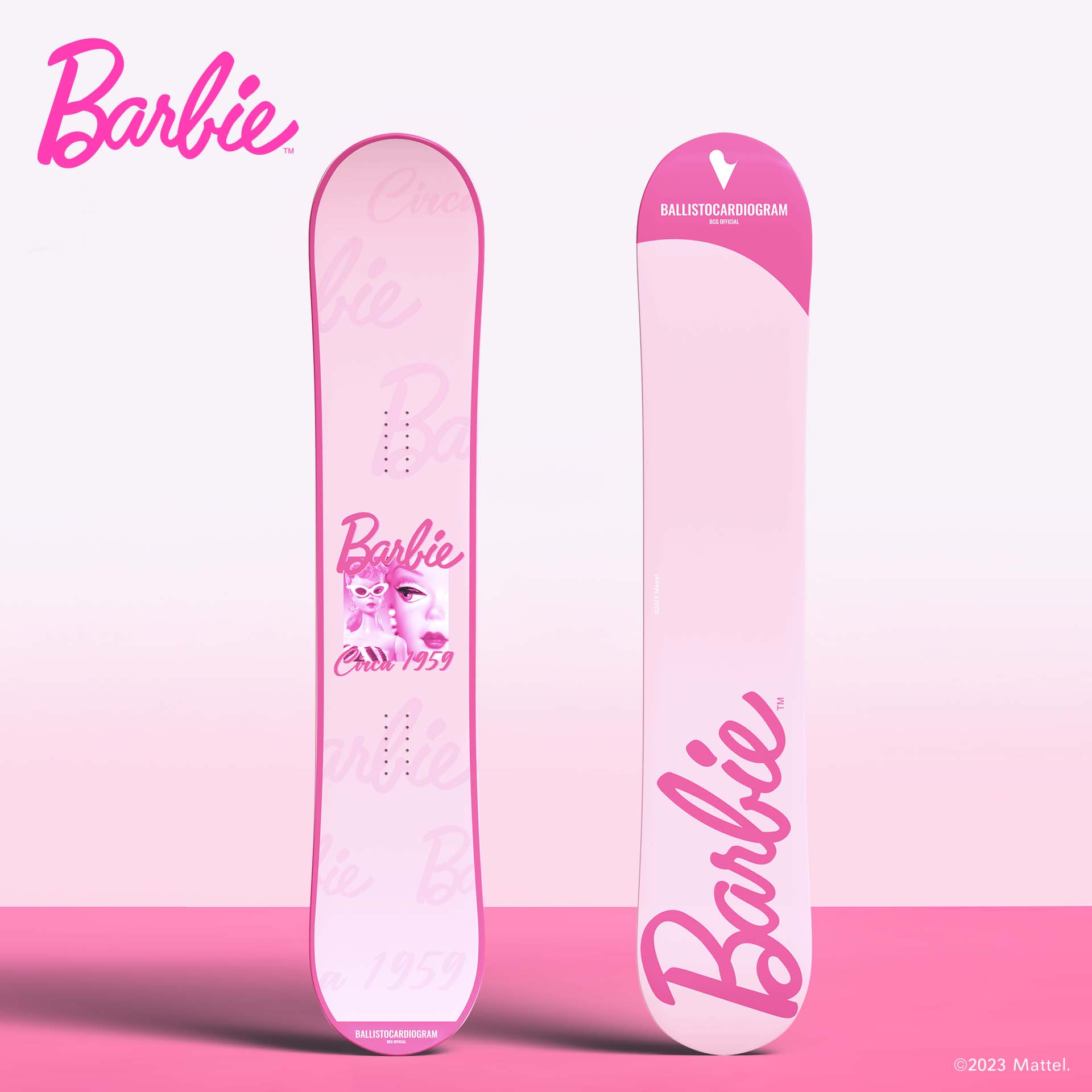 【BCG芭比限定合作款】滑雪板女新手装备全能自由式初学者入门单板