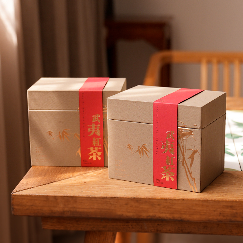 森舟 武夷红茶正山小种新茶纸盒装茶叶60g/盒红茶