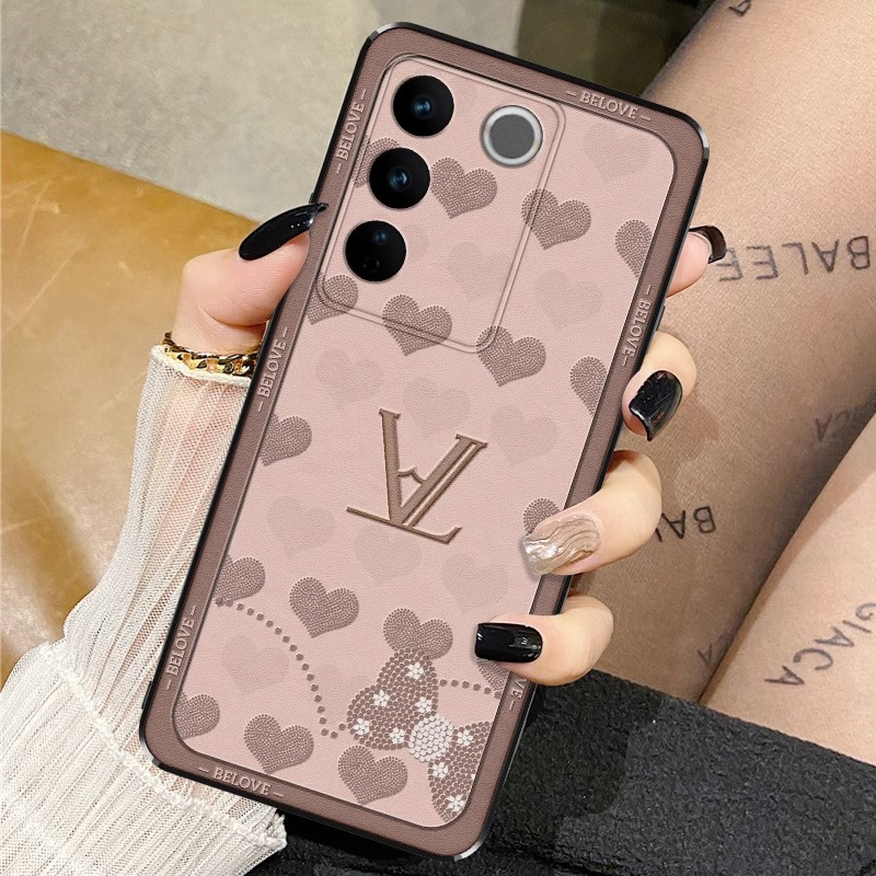 vivos17手机壳潮牌爱心新款奢华s16pro女vivo全包防摔s15简约高级