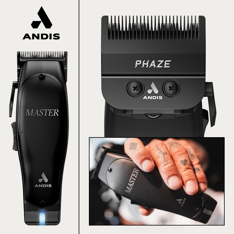 ANDIS安迪斯黑色master大师油头推剪渐变推子美国进口电动理发器