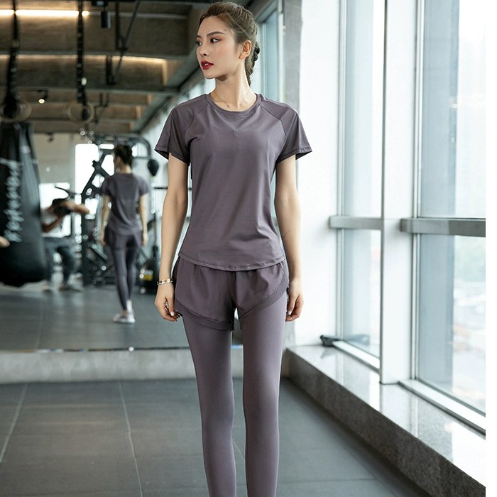 【潘文青补贴】黛凡妮裸感速干运动套装SN72411