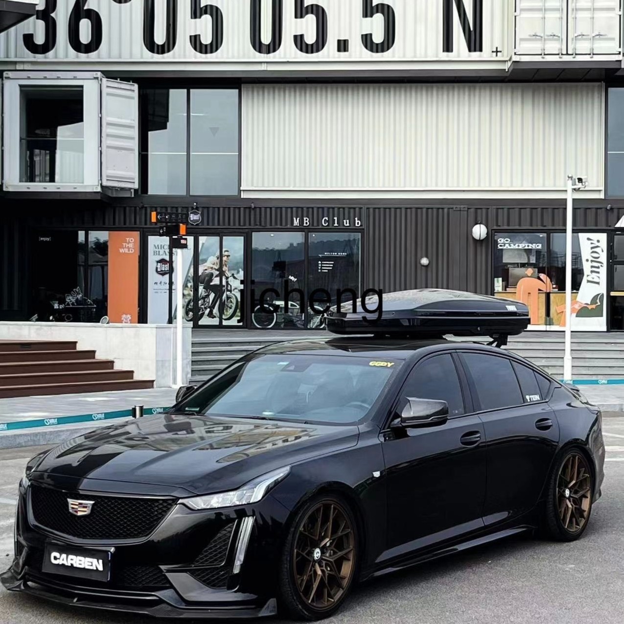 QIMING吸盘式车顶行李箱轿车汽车车载（行李支架)无损安装