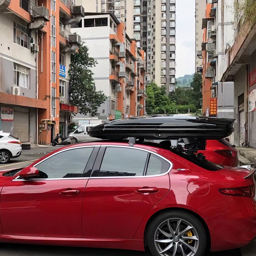 轿车车顶吸盘式车顶行李箱（行李架）三厢车无损安装   品牌：QIMing