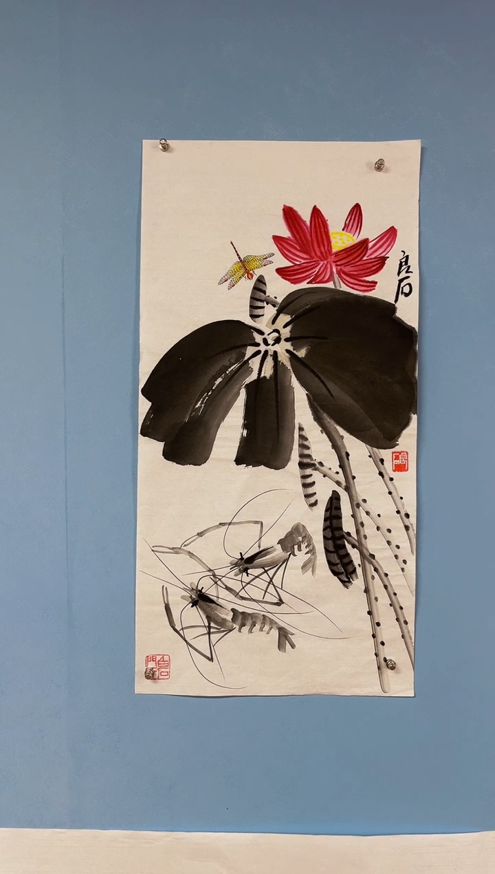 【闪购商品】绘画武天庆老师荷花