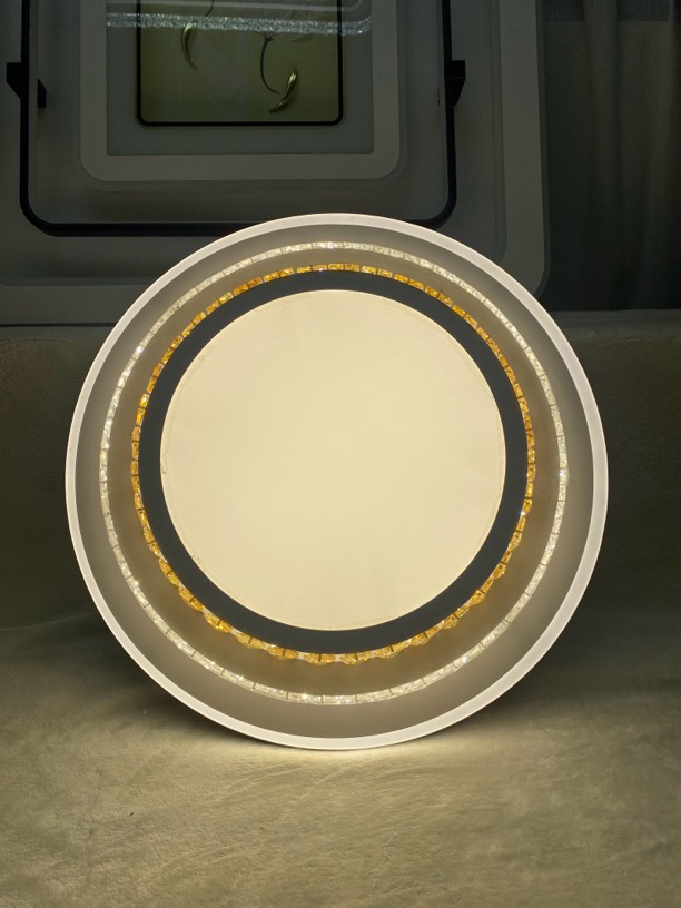 中山新款简约时尚大气上档次冰晶亚克力房间吸顶卧室专用房间灯