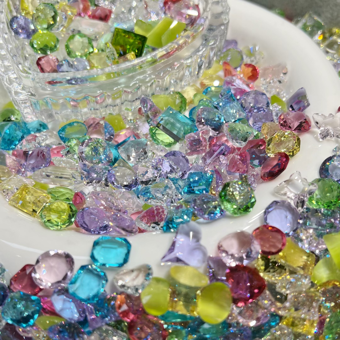 【糖果汽水】 拍一宠一 超闪 梧州料混水晶料 diy 美甲钻混