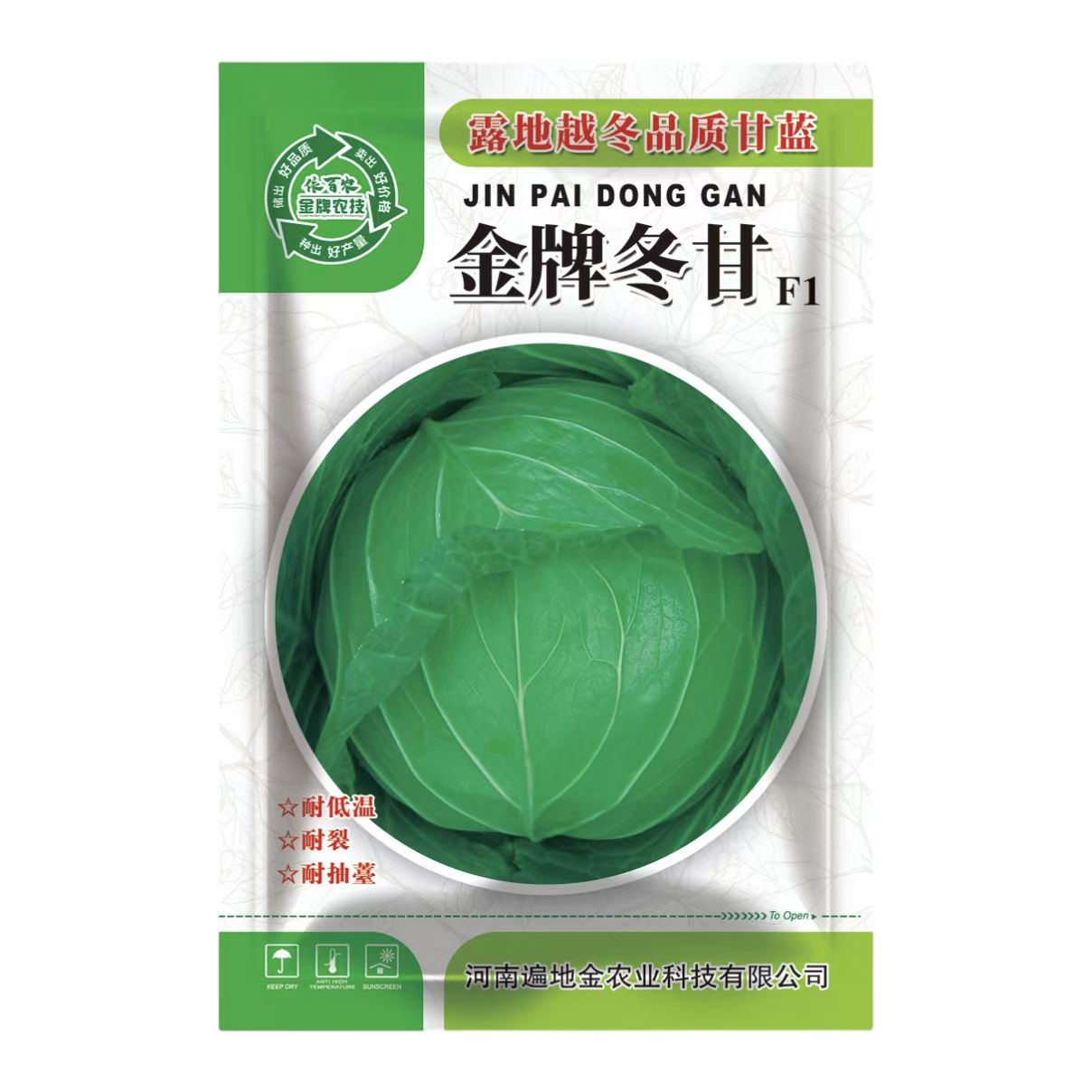 露地越冬甘蓝新鲜耐低温品质农业健康播种种植使用耐寒成熟杂交