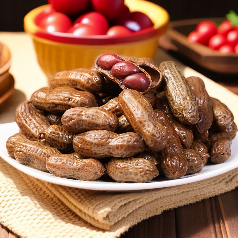 【阿雷】骨汤卤香花生408*5袋