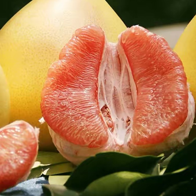 贵州省兴仁红心柚红心柚子红柚红心蜜柚柚子红肉2粒装抖音