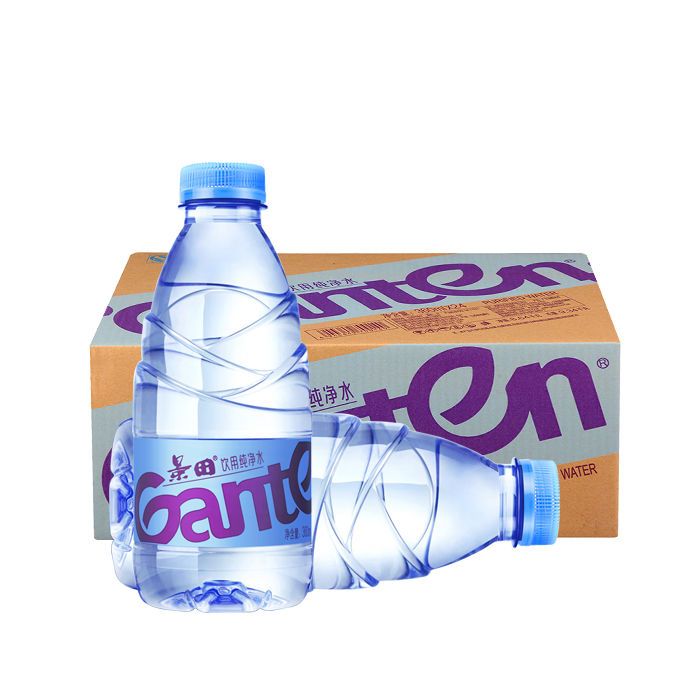 景田饮用天然泉水整箱清新小瓶健康景田常温桶装饮用水360ml*12瓶