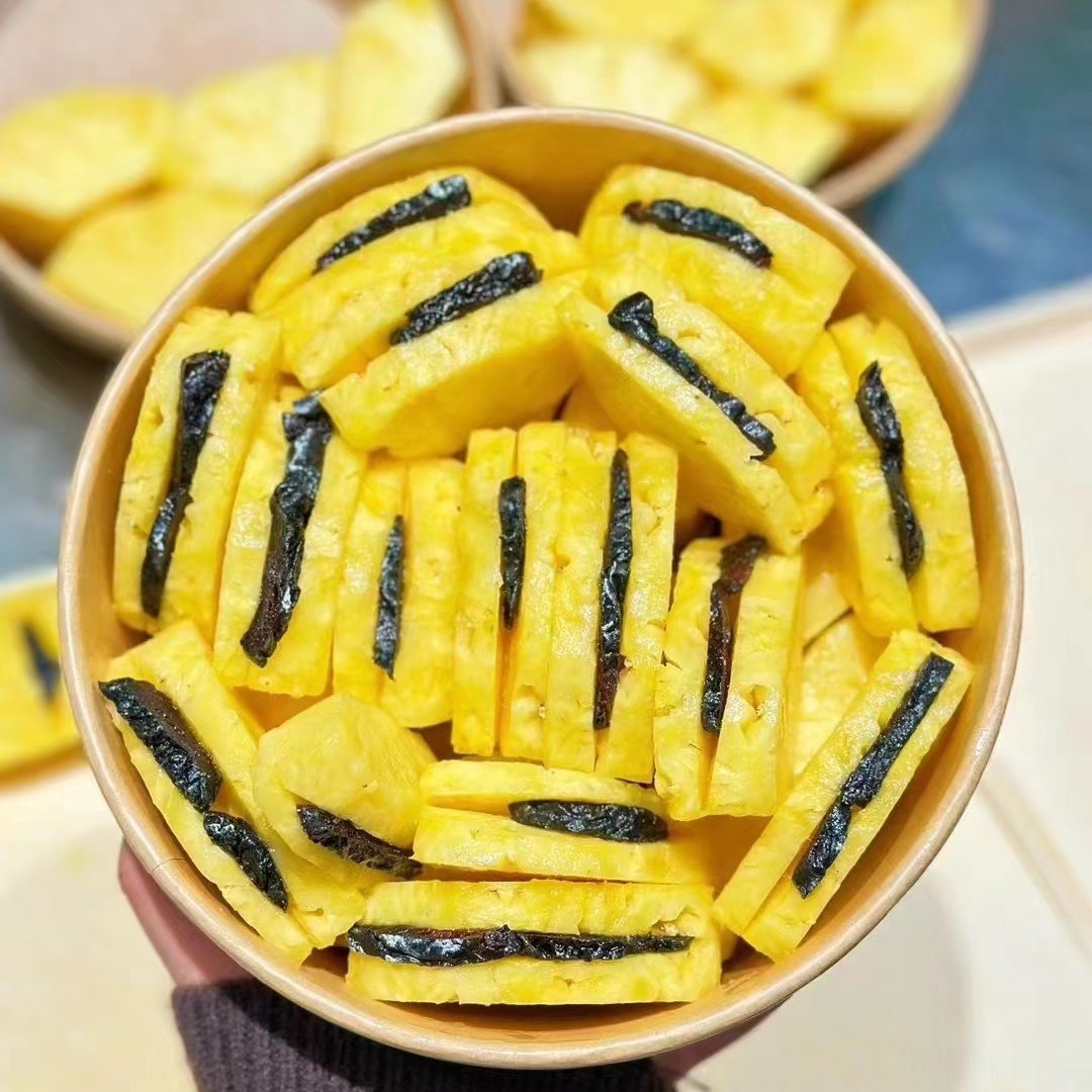 果切同城送凤梨夹乌梅水果（400g）鲜果切小时达鲜果切同城新鲜果