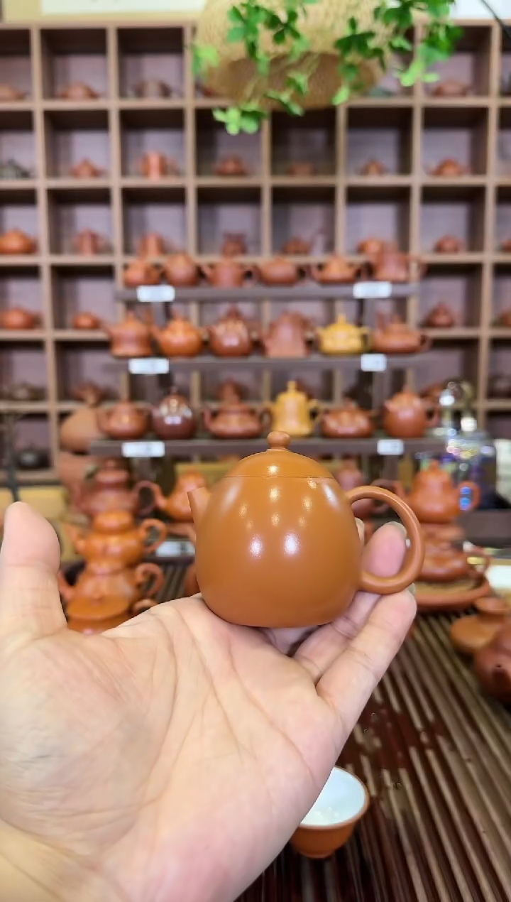 【闪购商品】紫砂茶壶鸡蛋黄 龙蛋壶  120CC左右