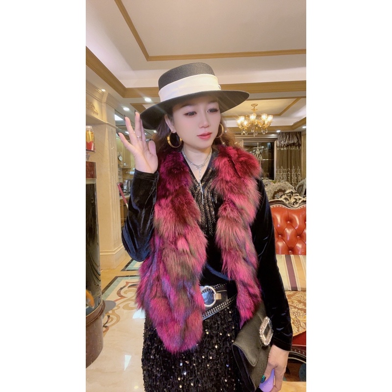 6548新款气质小香风马甲外套女士中长款秋冬时尚