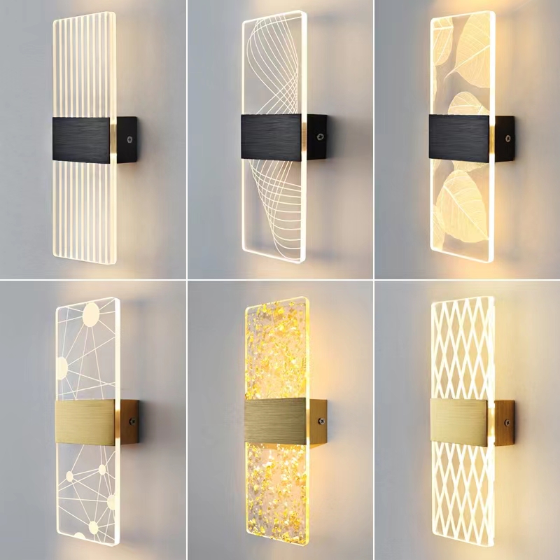 极简轻奢床头卧室过道背景墙现代北欧创意简约装饰羽毛壁灯走廊