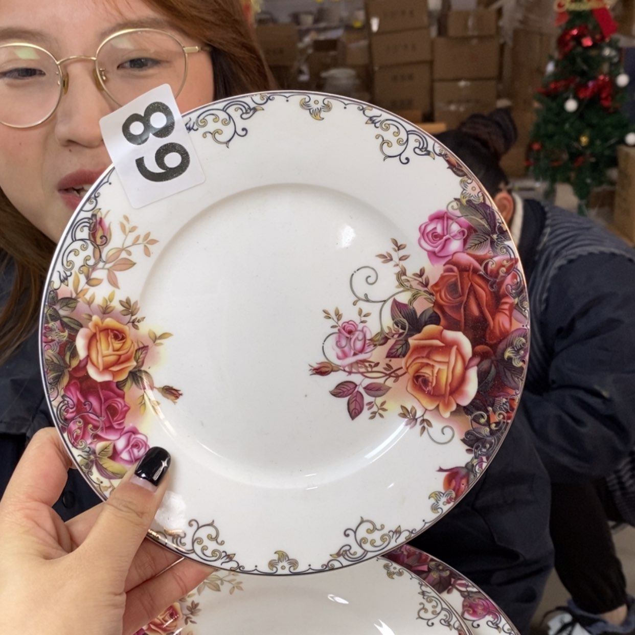 【闪购商品】瑕疵品不忒不换7.5英寸平盘19厘米1个