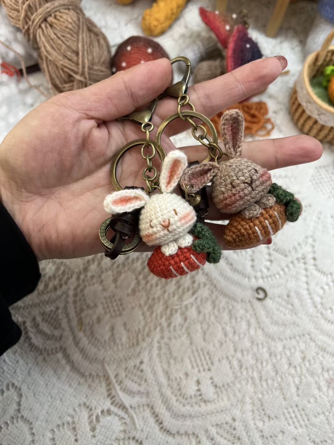 纯手工制作小玩偶挂件