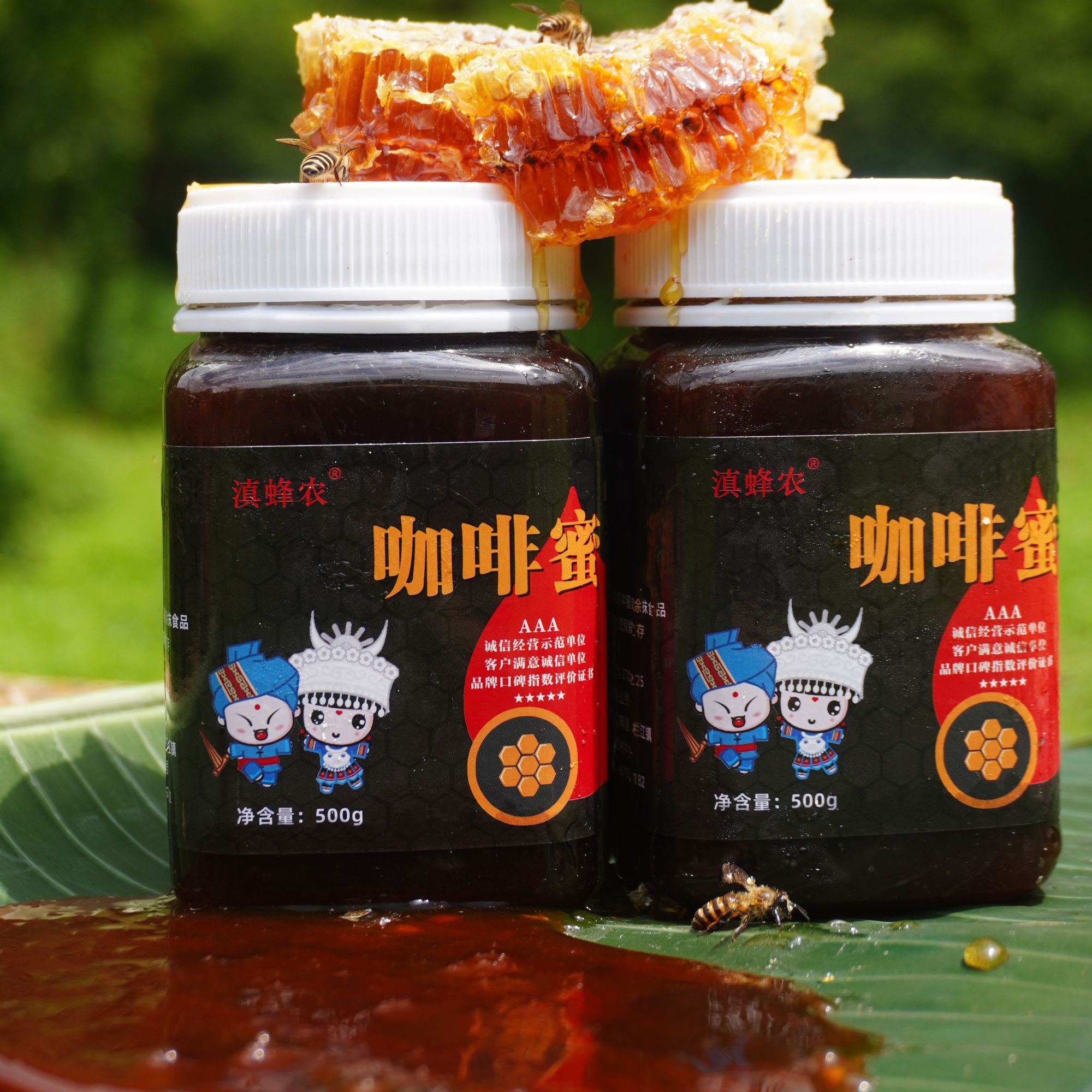 （拍1送1）到手2斤云南高山咖啡蜜500g