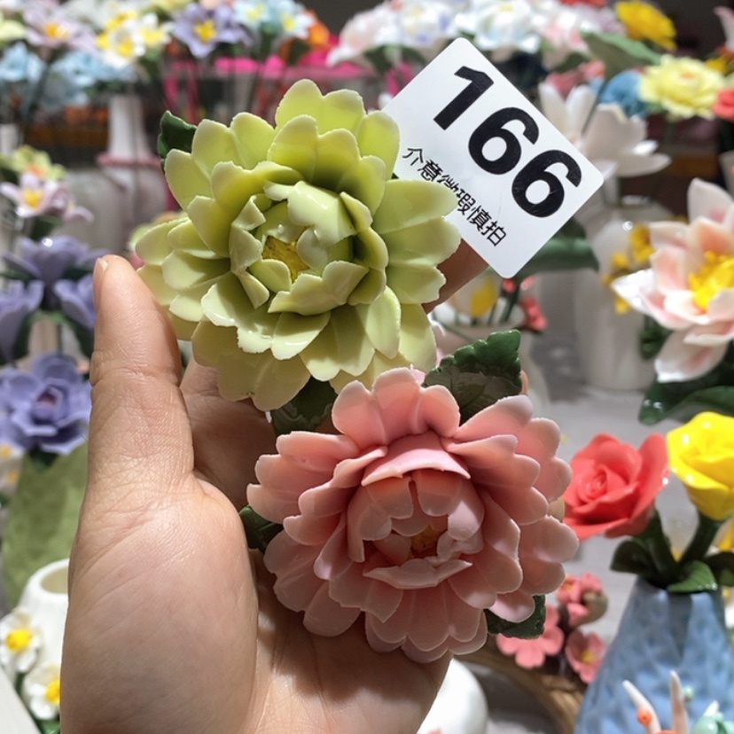 【闪购商品】骨瓷摆件竹**风