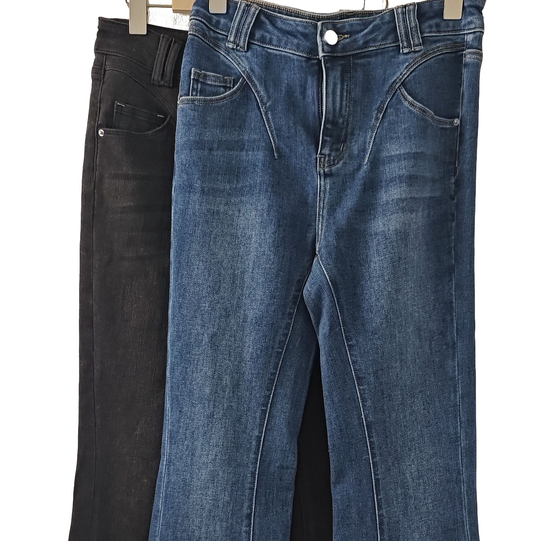 [TINGXUAN]阔腿喇叭牛仔裤Y-0033(S-L)