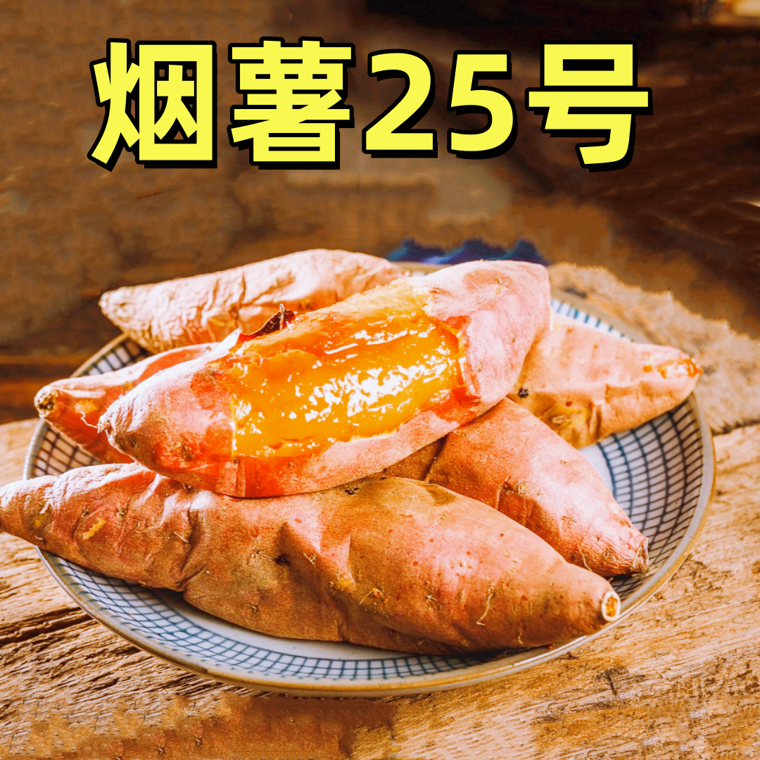 5斤山东烟薯25号地瓜蜜薯红薯沙地种植番薯烤薯店同款糖心