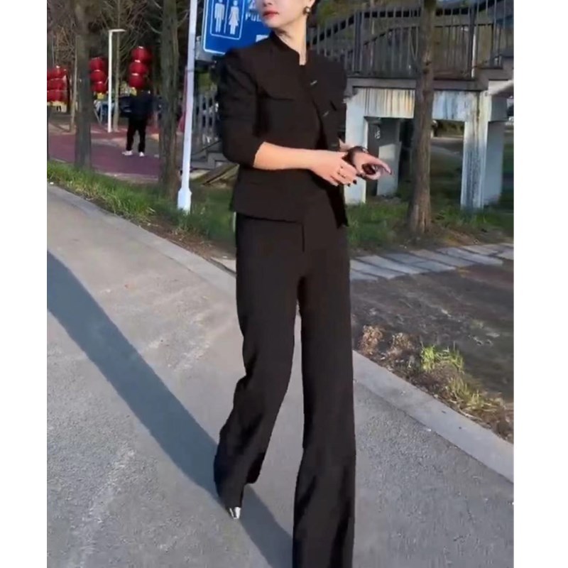 春秋季新款时尚新中式国风盘扣女装