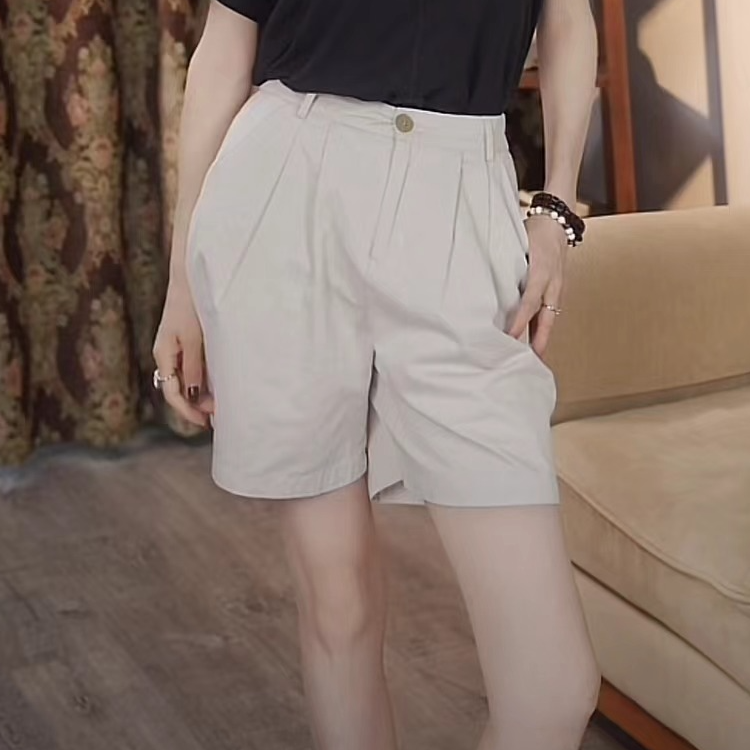 宽松气质女装裤子短裤时尚百搭阔腿显瘦