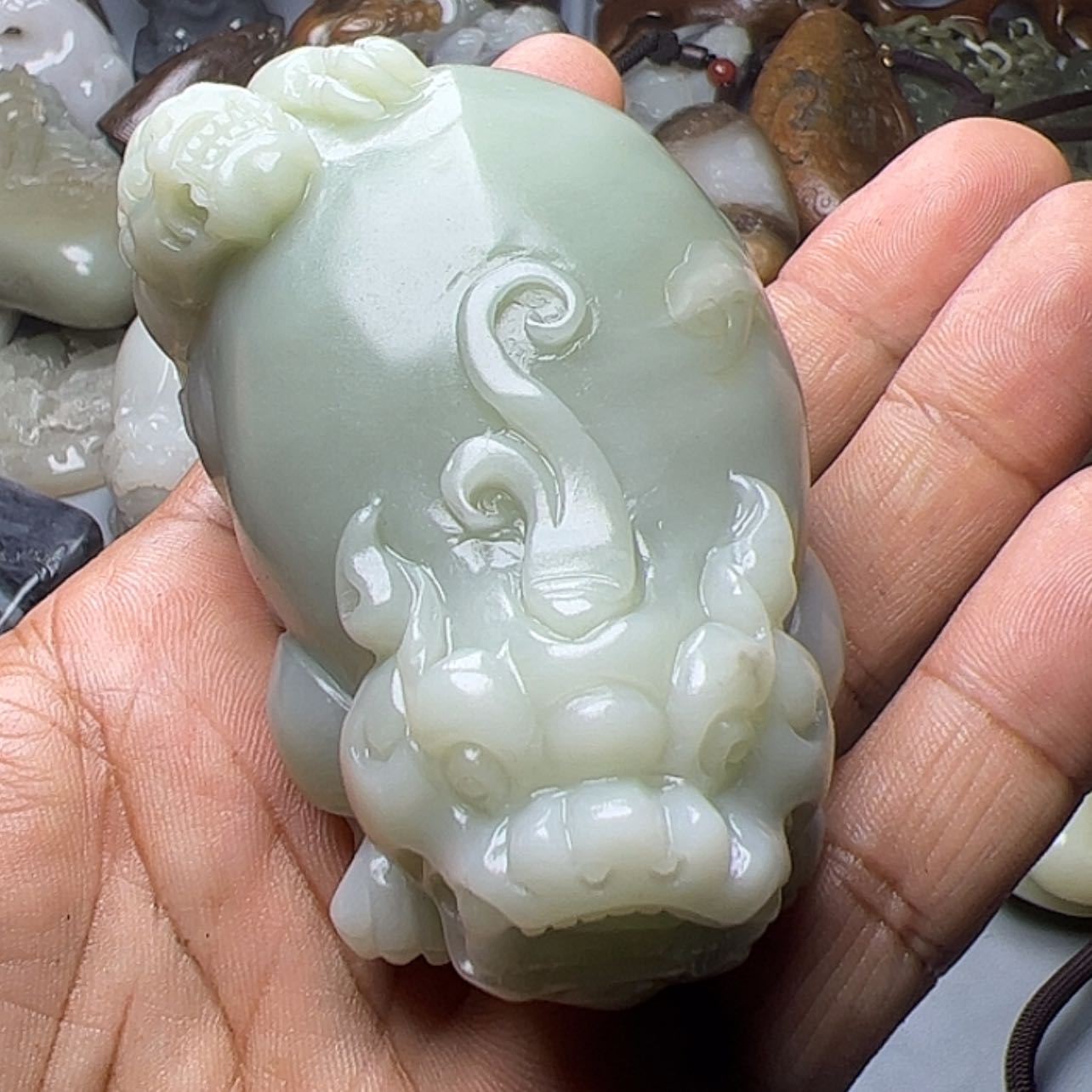 【闪购商品】和田玉把件未镶嵌撒****麦