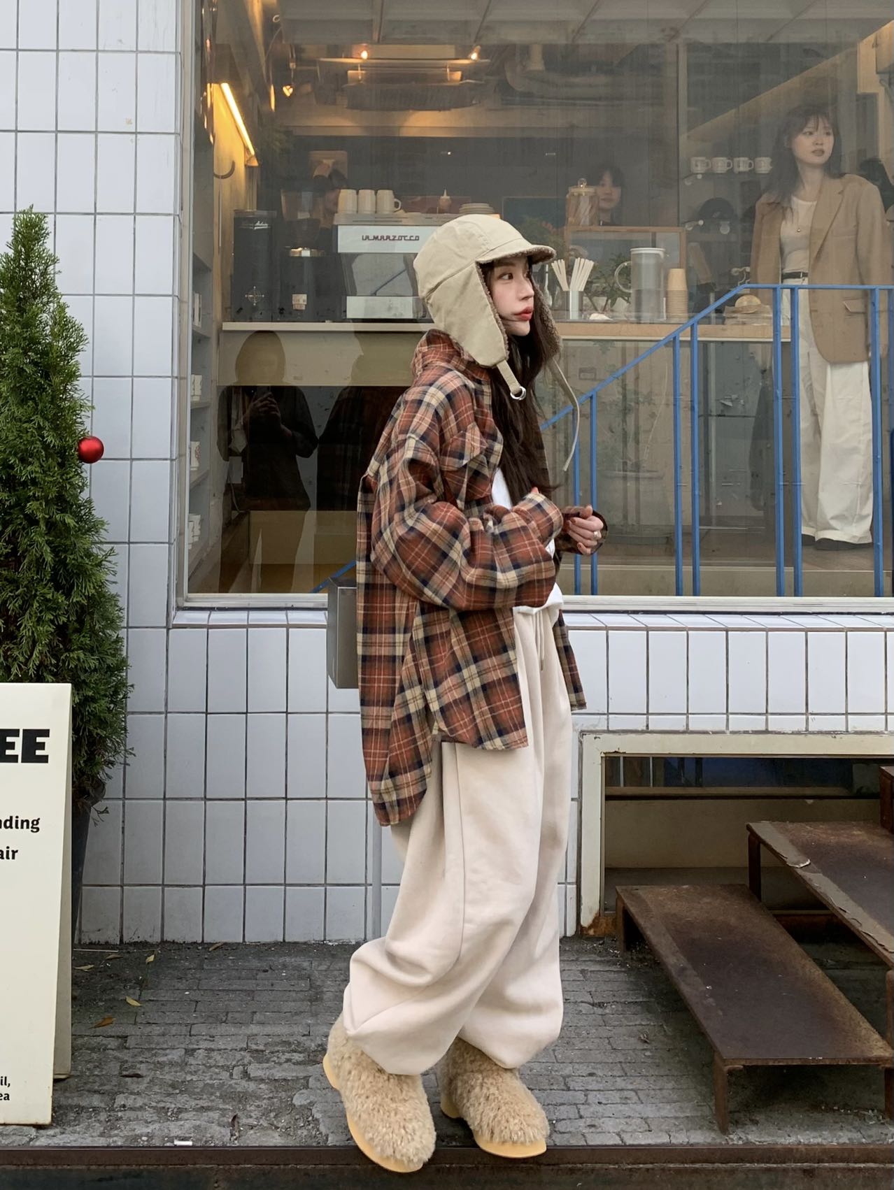 韩国东大门正品时尚格子衬衫111306（NO退NO换）