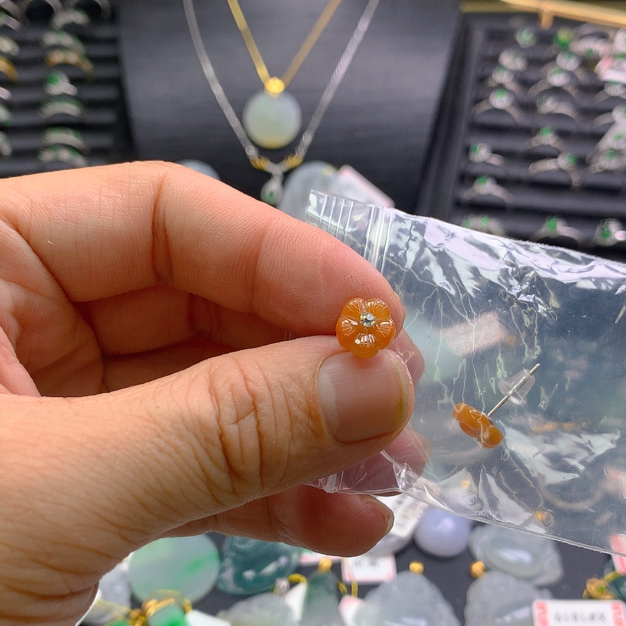 【闪购商品】翡翠颈饰银S925镶嵌