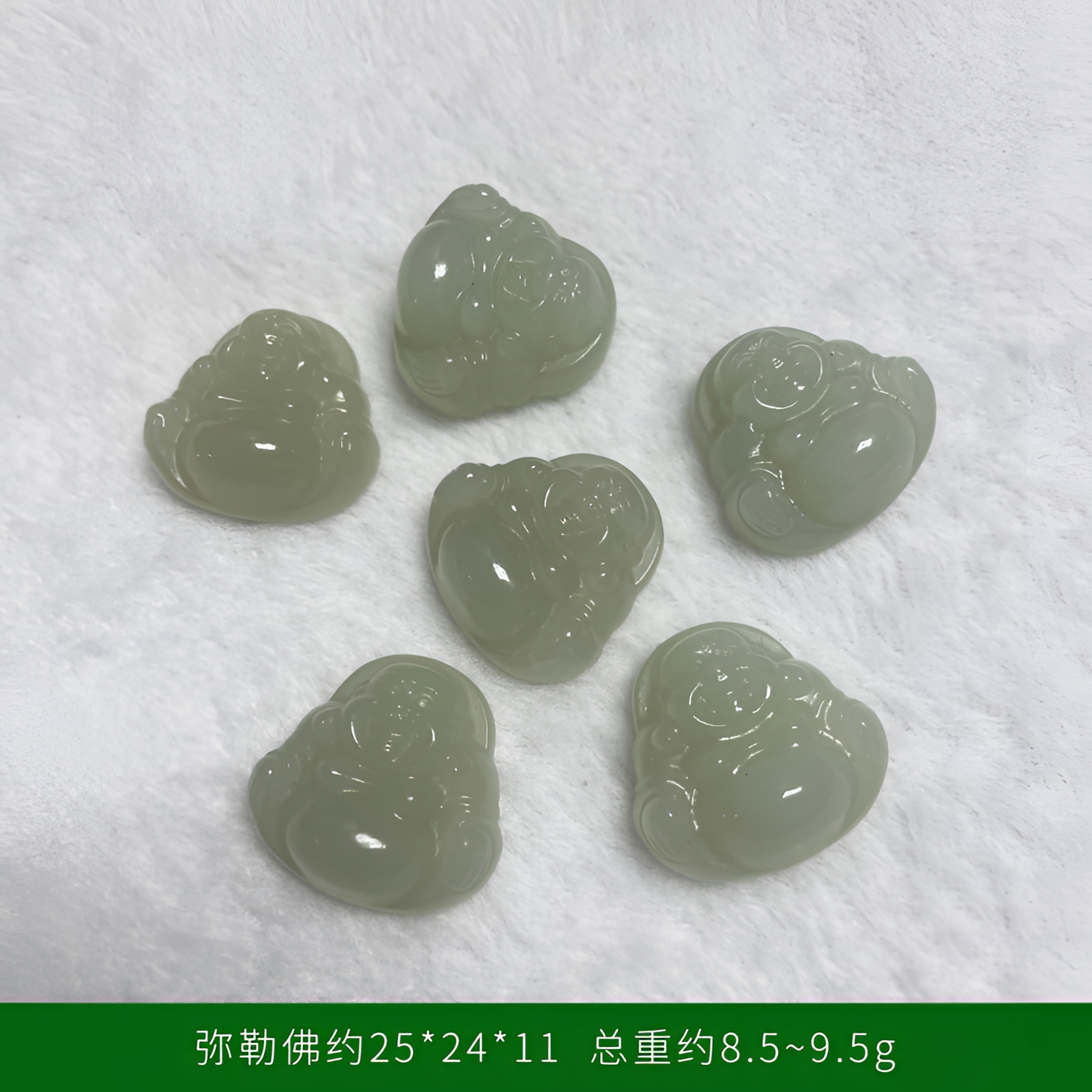 和田玉弥勒佛玉吊坠时尚女款精美挂坠项坠雕刻多样性发货拍一发一