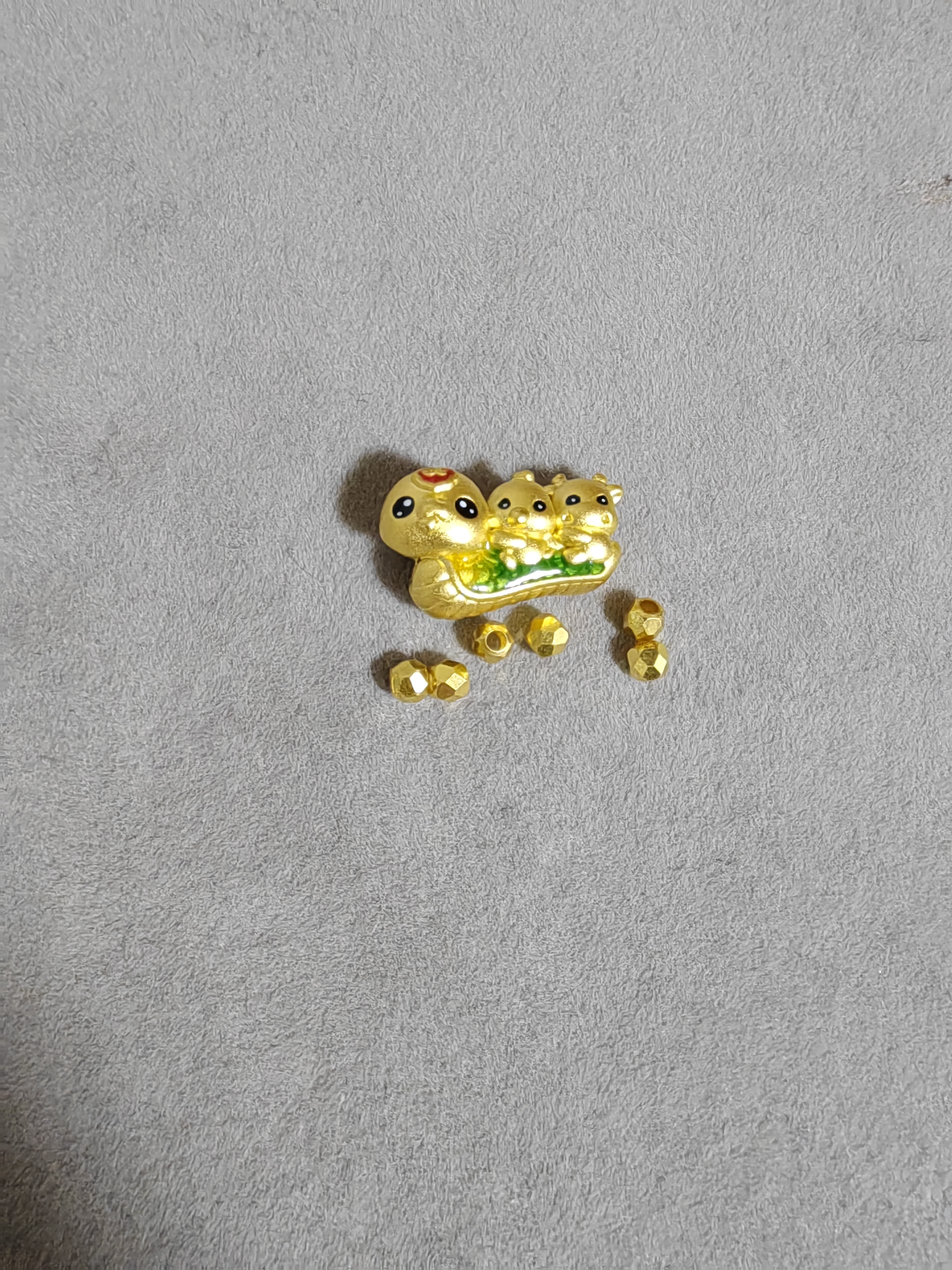 胖福饰品足金蛇配饰