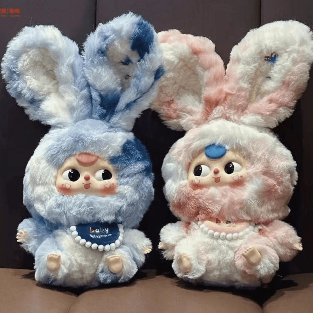 【拆盒】 娃三岁莉莉兔小镇1代搪胶毛绒盲盒潮玩可爱公仔国潮玩具